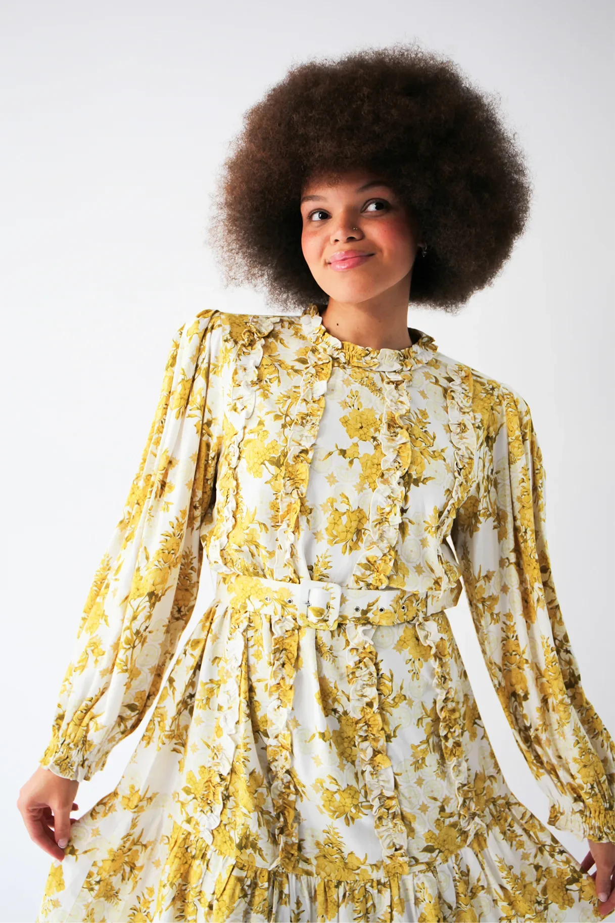 Raishma Studio Yellow Amanda Dress - Image 2