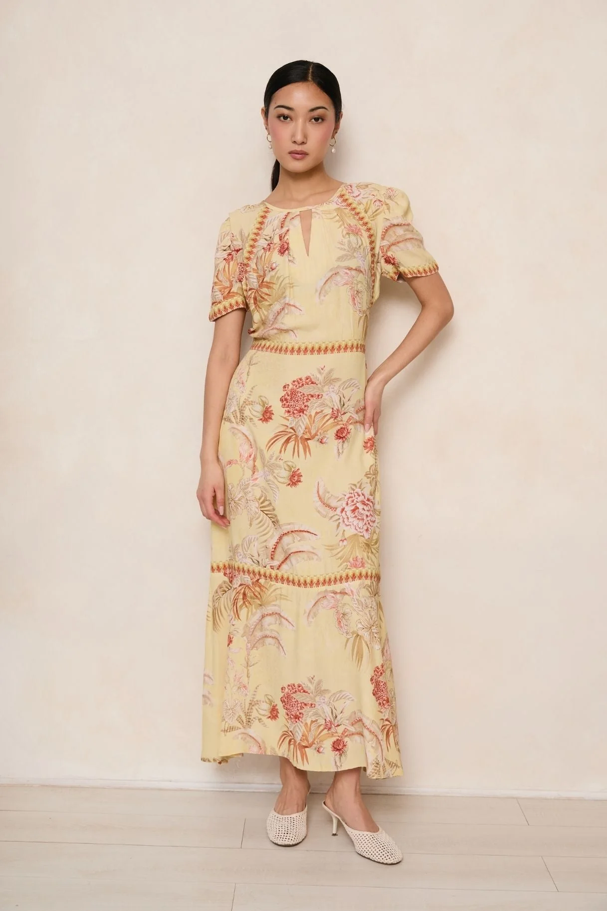Raishma Studio Yellow Mavis Yellow Dress