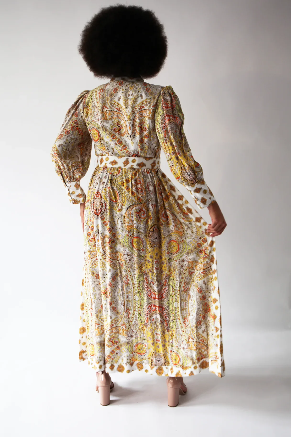 Raishma Studio Yellow Maya Cotton Dress - Image 3