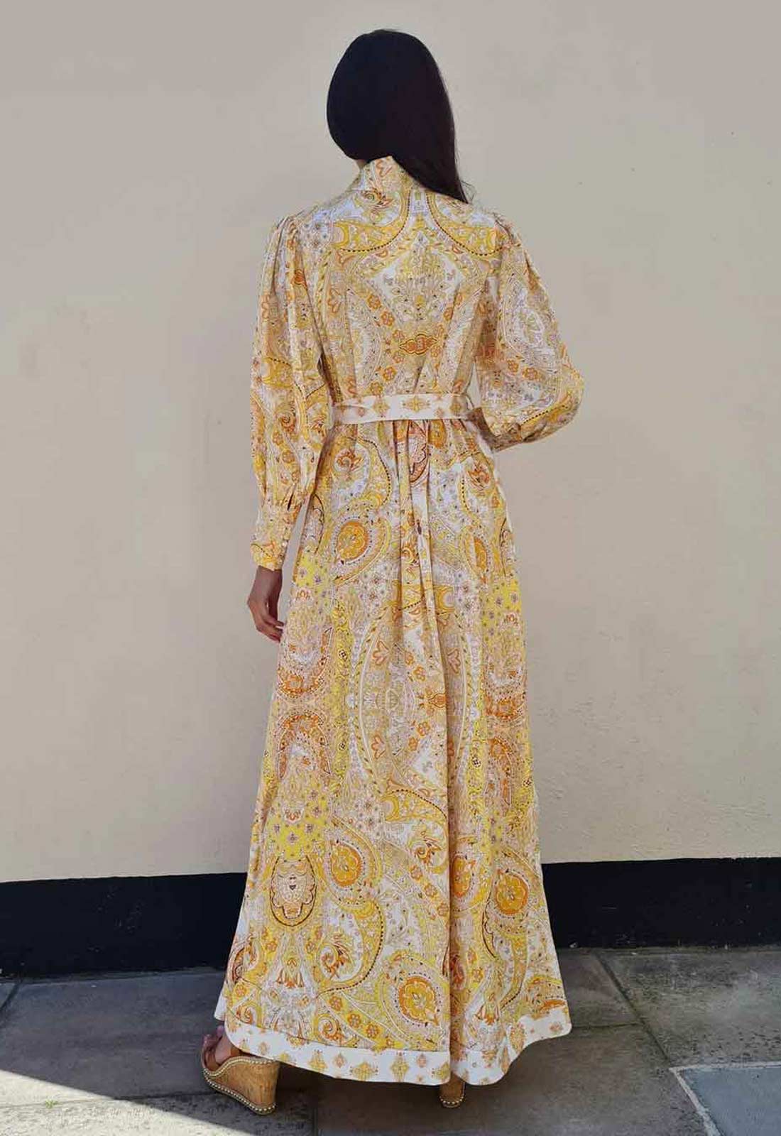 Raishma Studio Yellow Maya Cotton Dress - Image 6