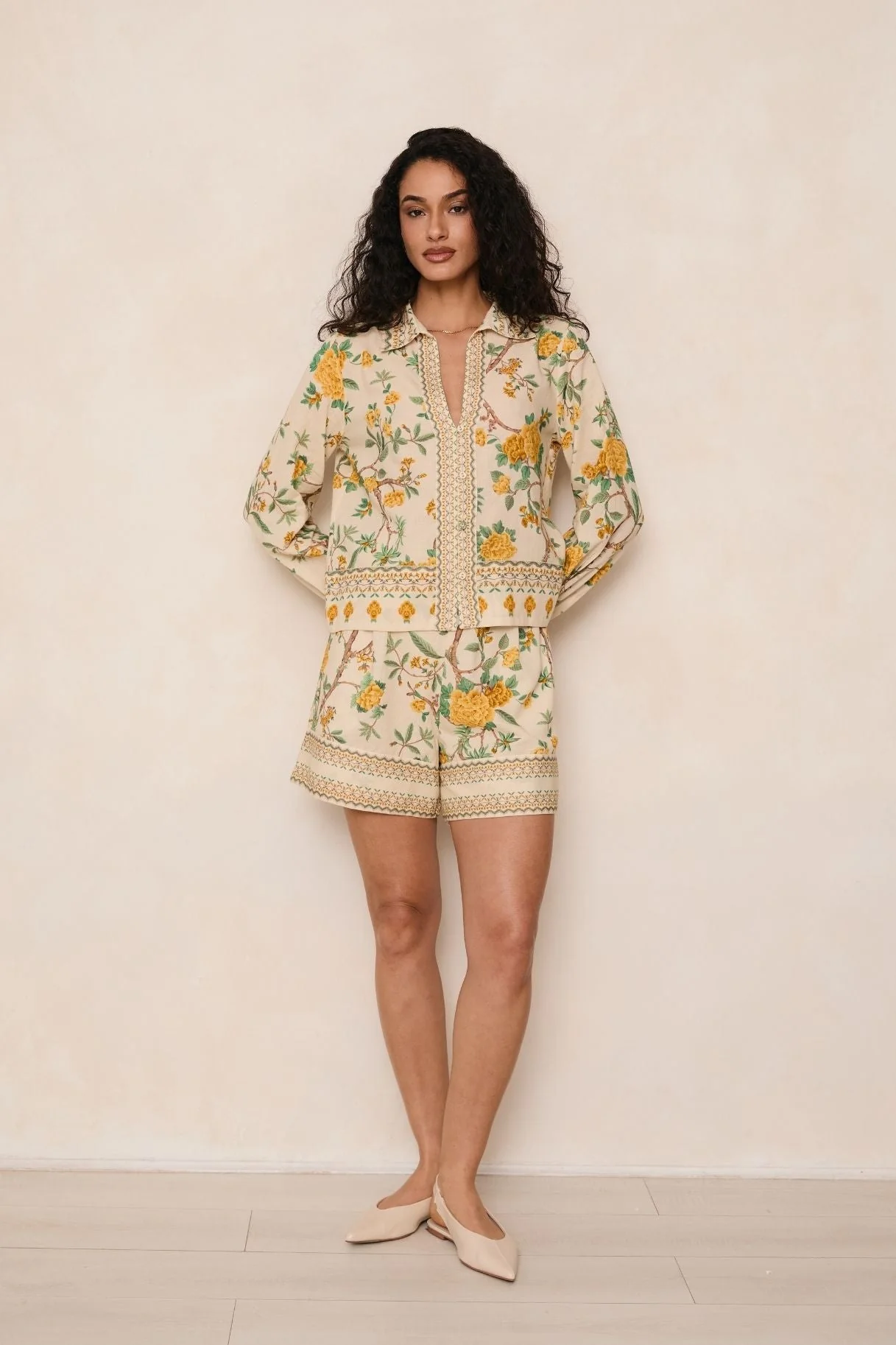 Raishma Studio Yellow Raffey Short - Image 2