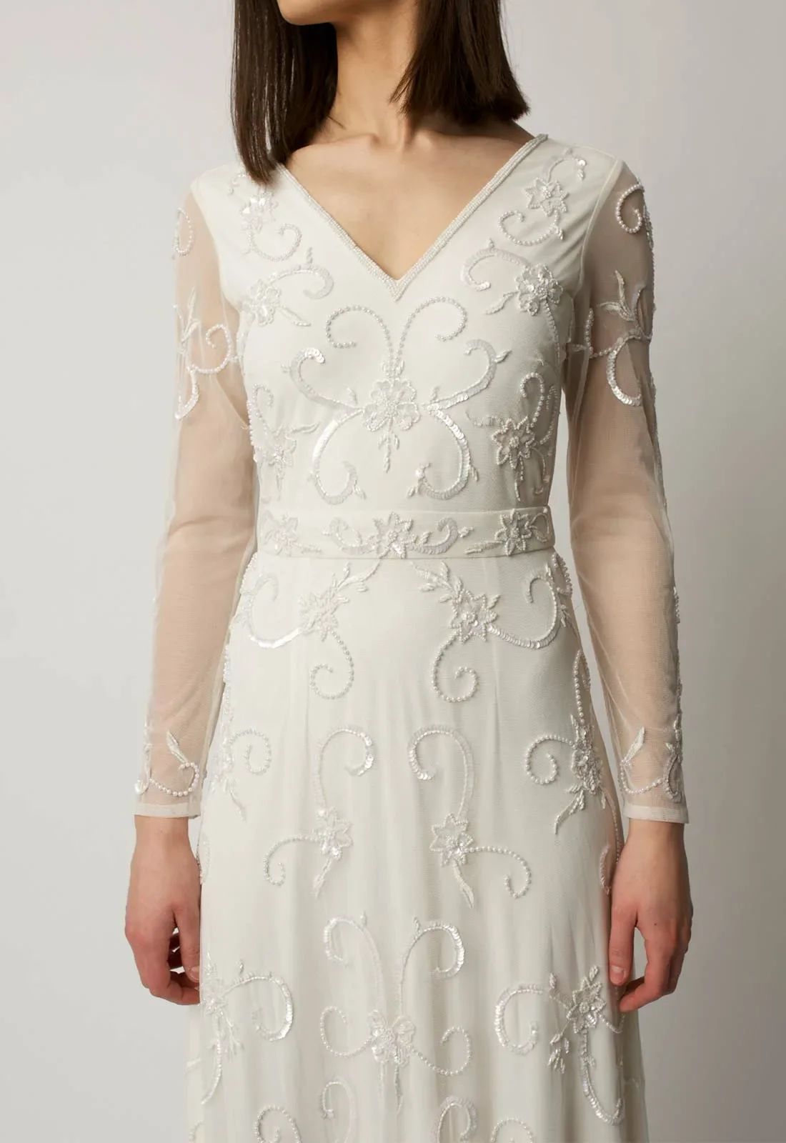 Raishma White Jayne Bridal Maxi Dress - Image 4