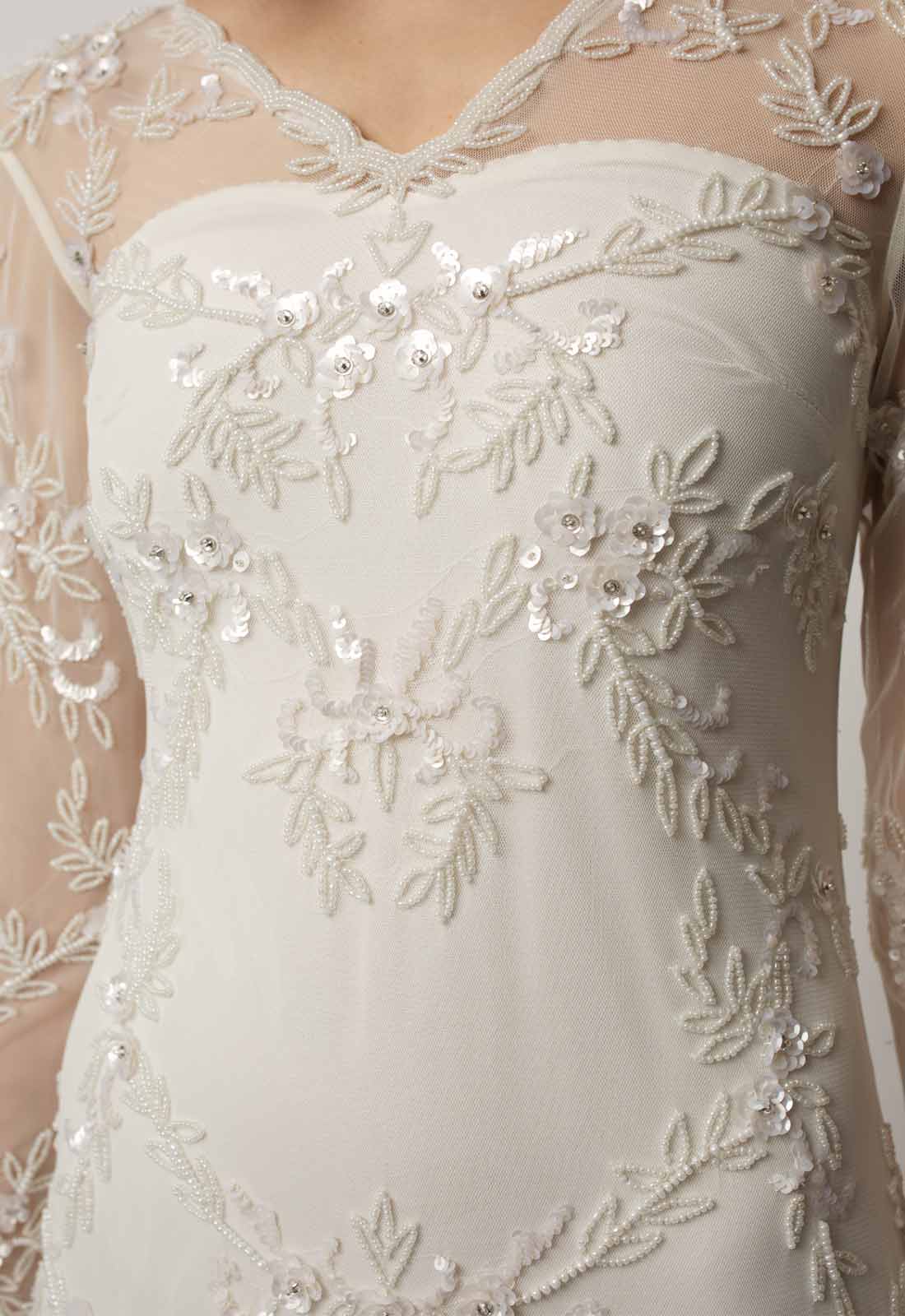 Raishma White Minnie Wedding Dress - Image 4