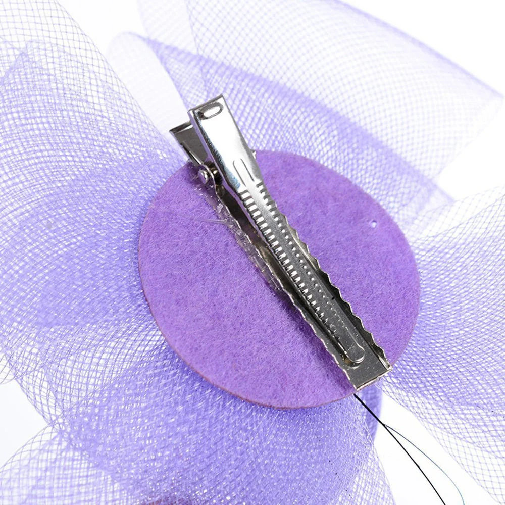 Ruby Rocks Patia Fascinator - Purple - Image 2