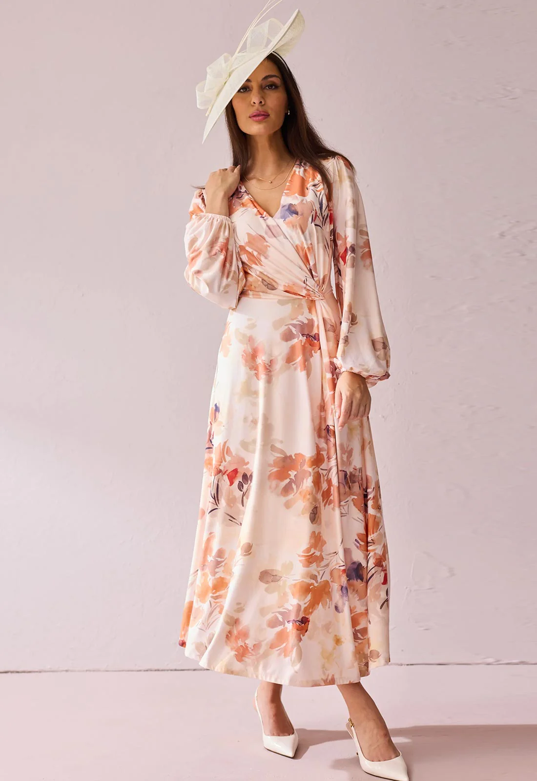 Samantha Jane Blush Peaches Cocktail Dress - Image 2