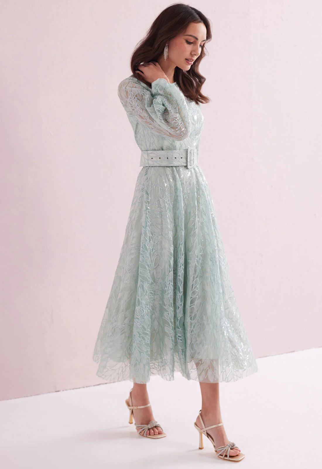 Samantha Jane Mint Grace Cocktail Dress - Image 2