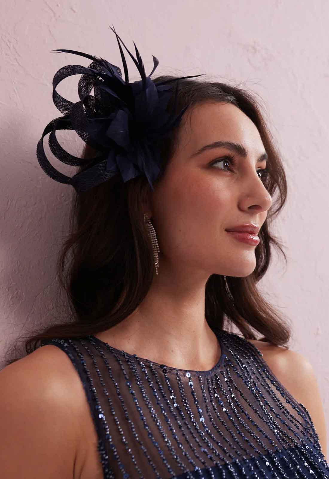 Samantha Jane Navy Angel Maxi Dress - Image 3