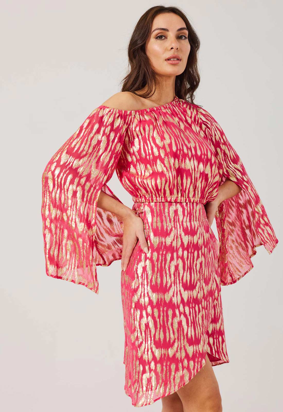 Samantha Jane Pink Kerrie Co-ord Set - Image 4