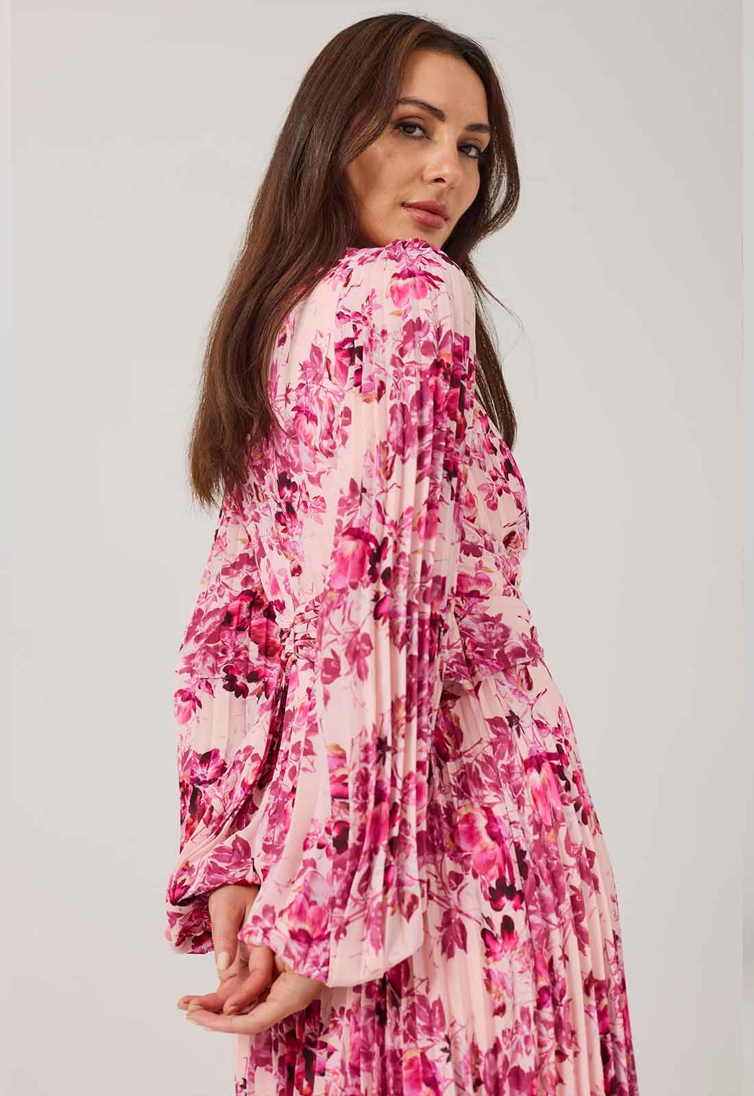 Samantha Jane Pink Lenora Dress - Image 2