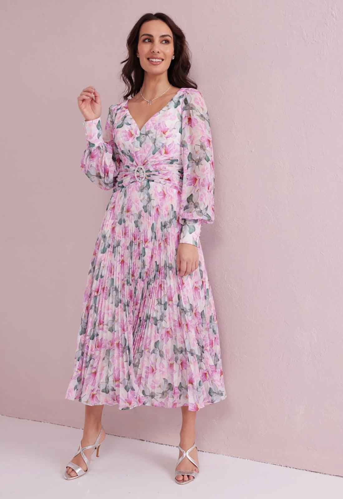 Samantha Jane Purple Serena Cocktail Dress - Image 4