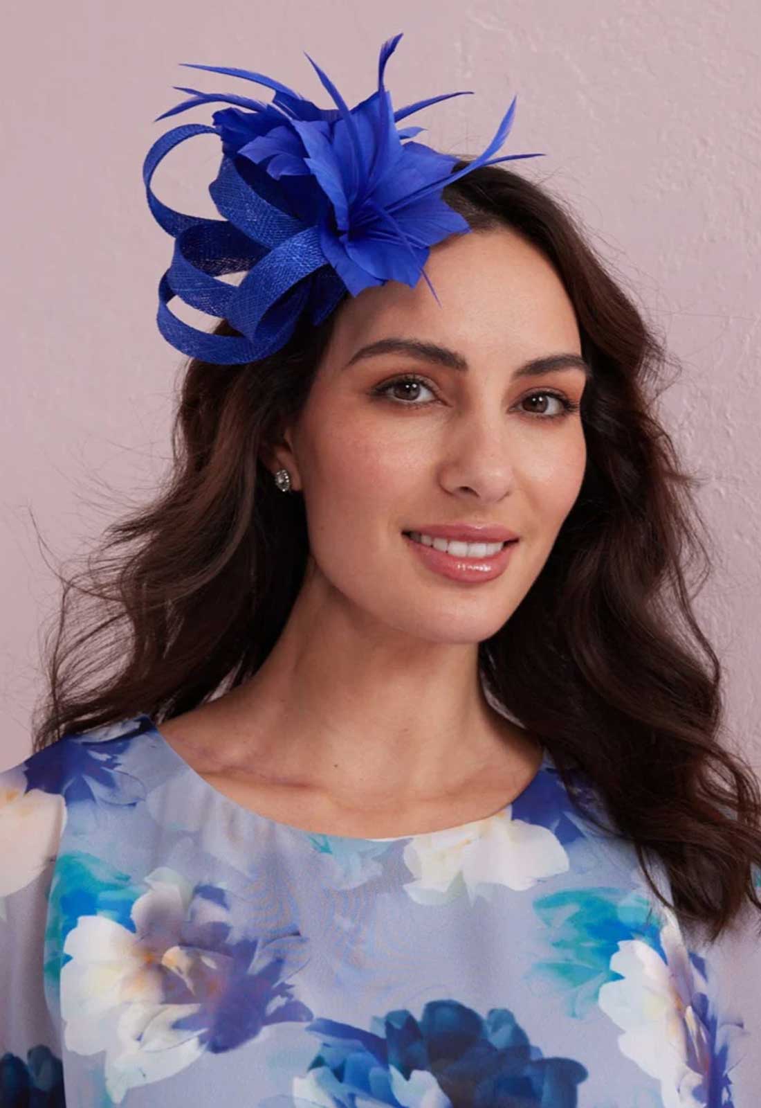 Samantha Jane Sky Blue Rosalia Cocktail Dress - Image 4