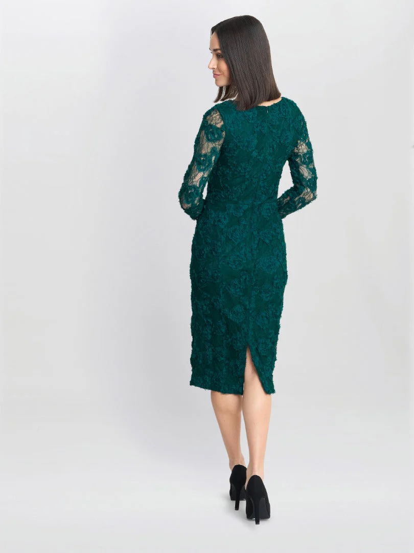 Gina Bacconi Scarlett Corded Floral Lace Dress - Image 2