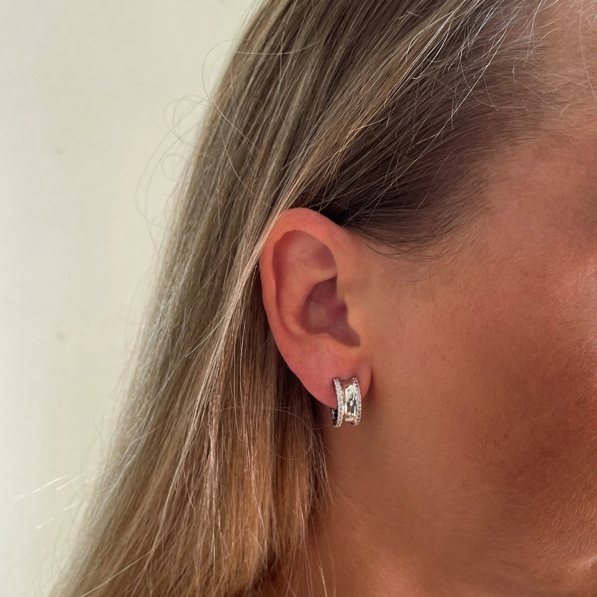 Cachet London Scoop Silver Clip On Earrings - Image 11