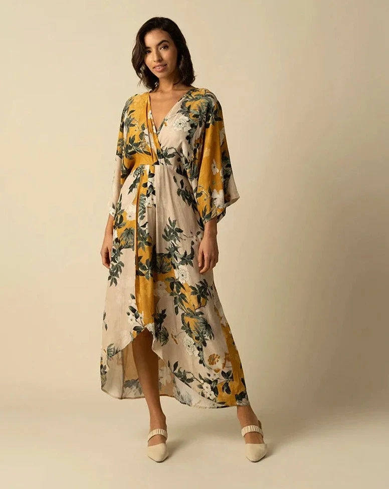 Raishma Studio Yellow Sophia Dress - Image 3