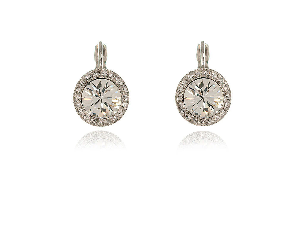 Cachet London Sosie Pavee Silver Earrings - Image 11