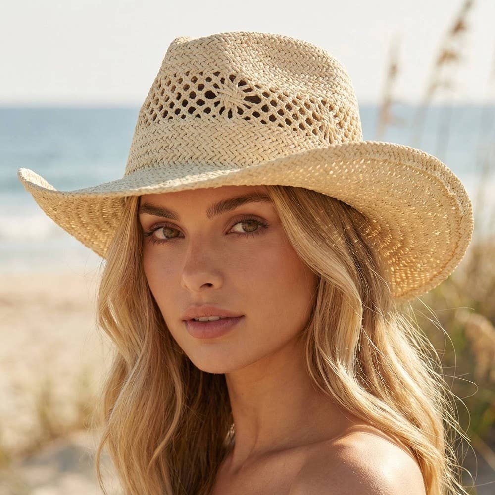Soul Of Sita Natural Straw Cowboy Hat: Kh - Image 2