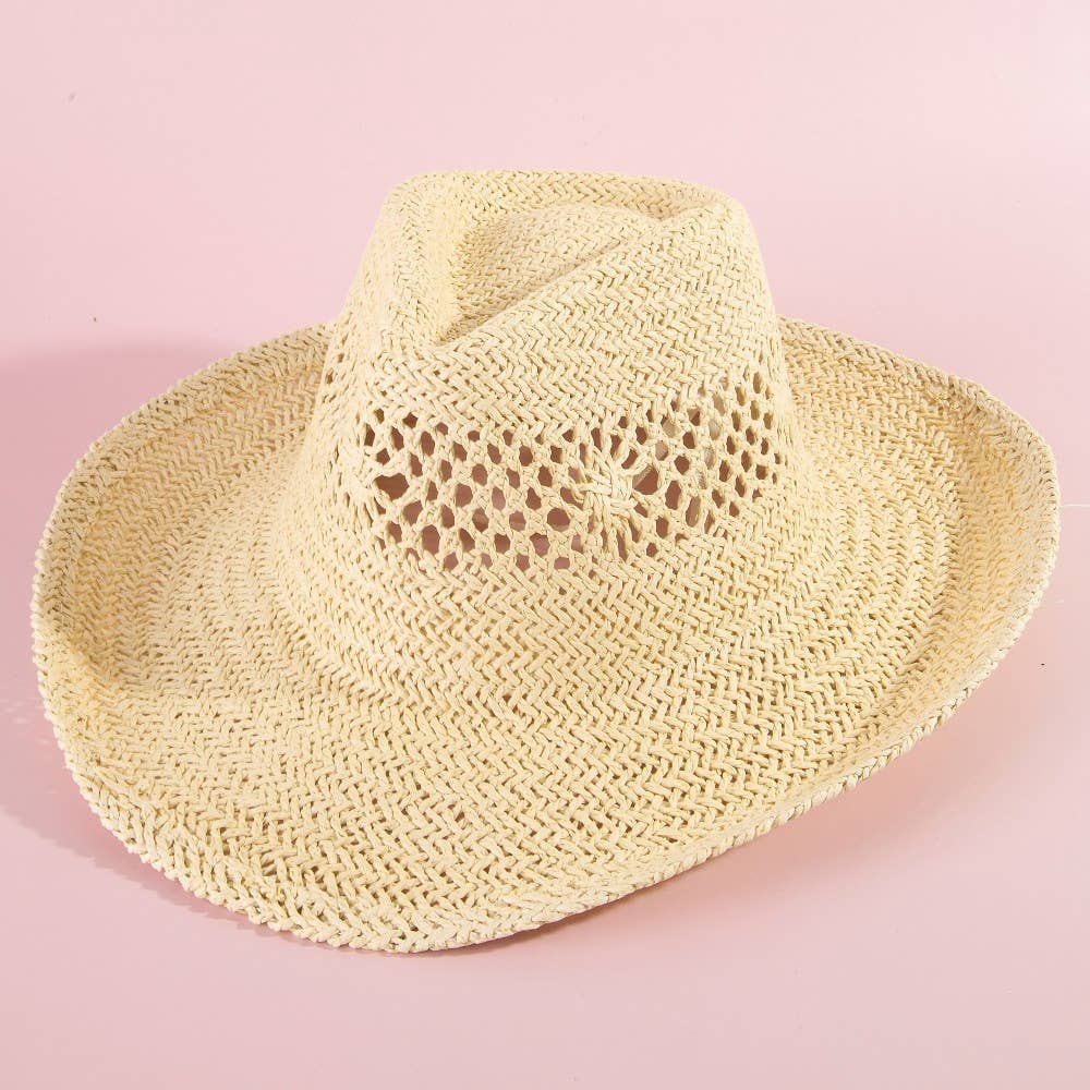 Soul Of Sita Natural Straw Cowboy Hat: Kh - Image 5