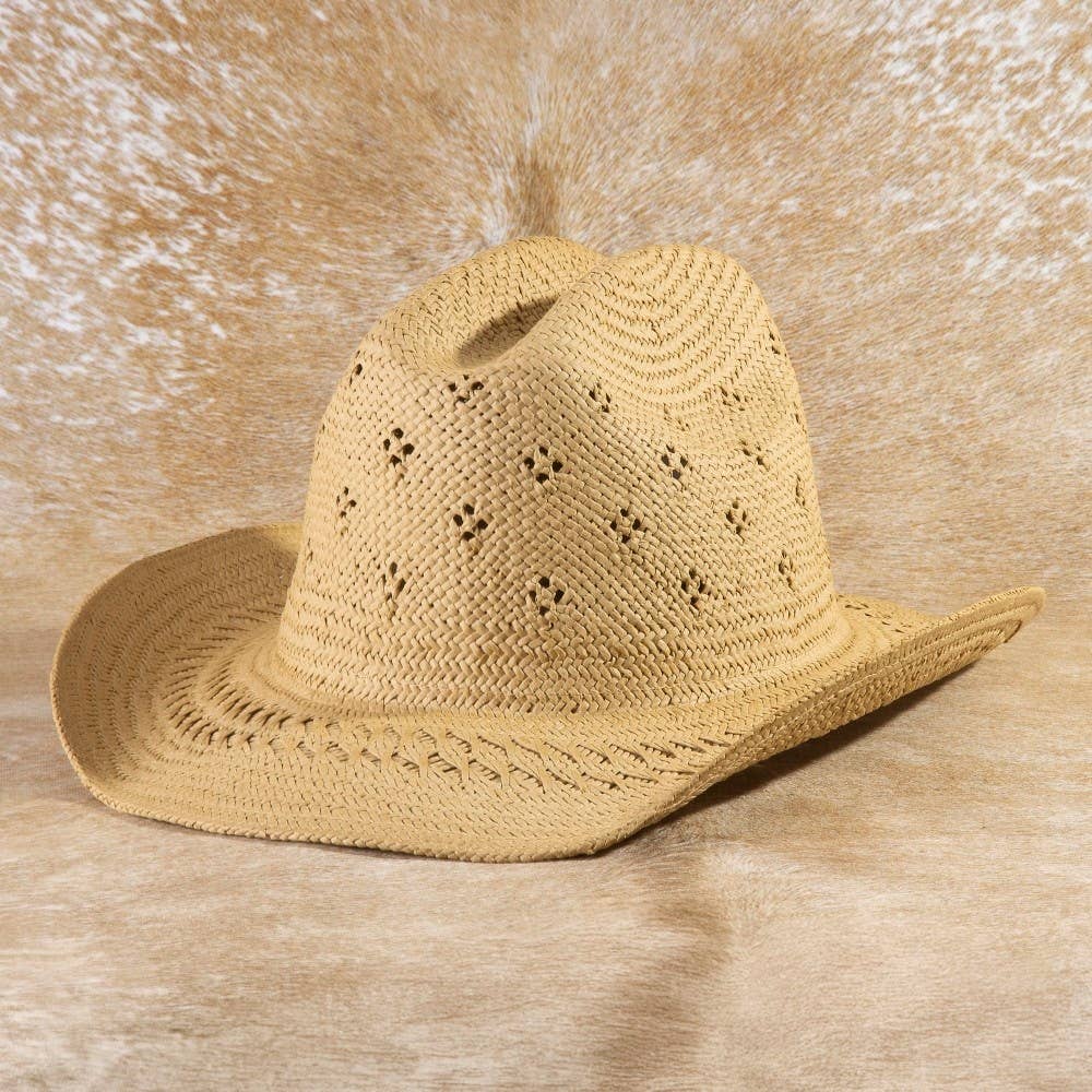 Soul Of Sita Weave Summer Straw Cowboy Hat: Ka
