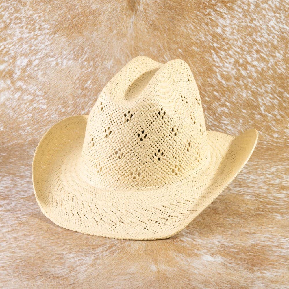 Soul Of Sita Weave Summer Straw Cowboy Hat: Ka - Image 4