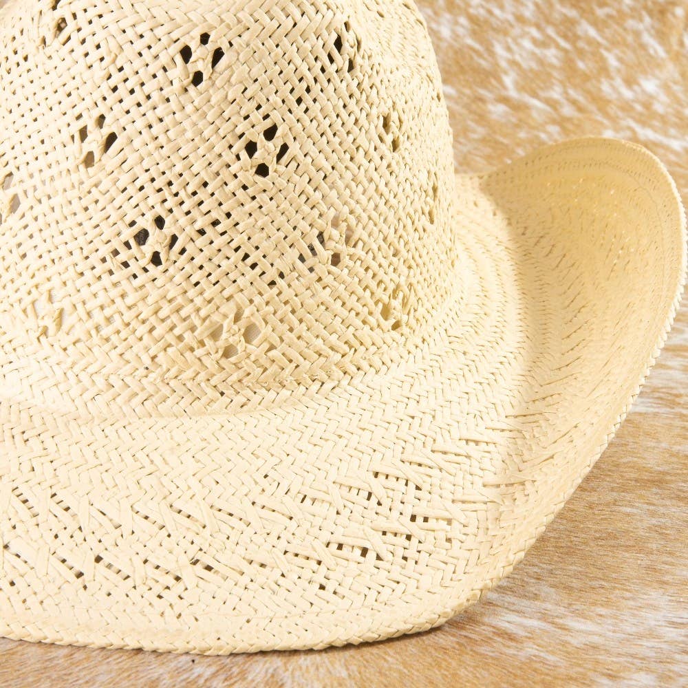 Soul Of Sita Weave Summer Straw Cowboy Hat: Ka - Image 5
