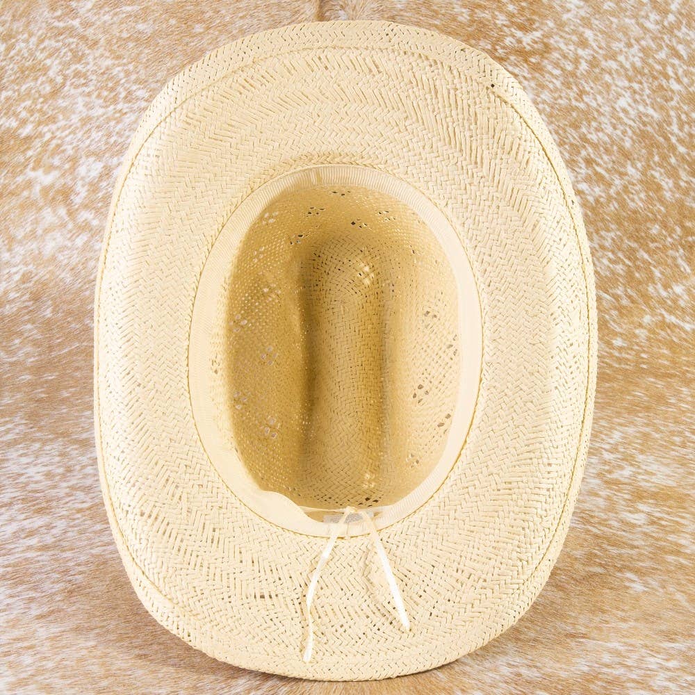 Soul Of Sita Weave Summer Straw Cowboy Hat: Ka - Image 6