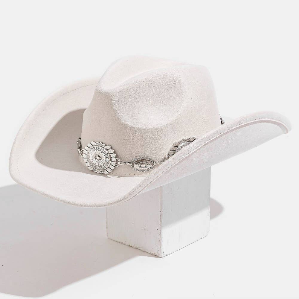 Soul Of Sita Western Concho Cowboy Hat: Dbr - Image 12