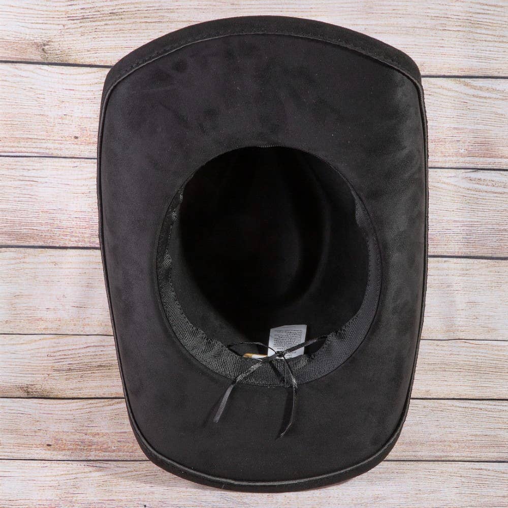 Soul Of Sita Western Concho Cowboy Hat: Dbr - Image 7