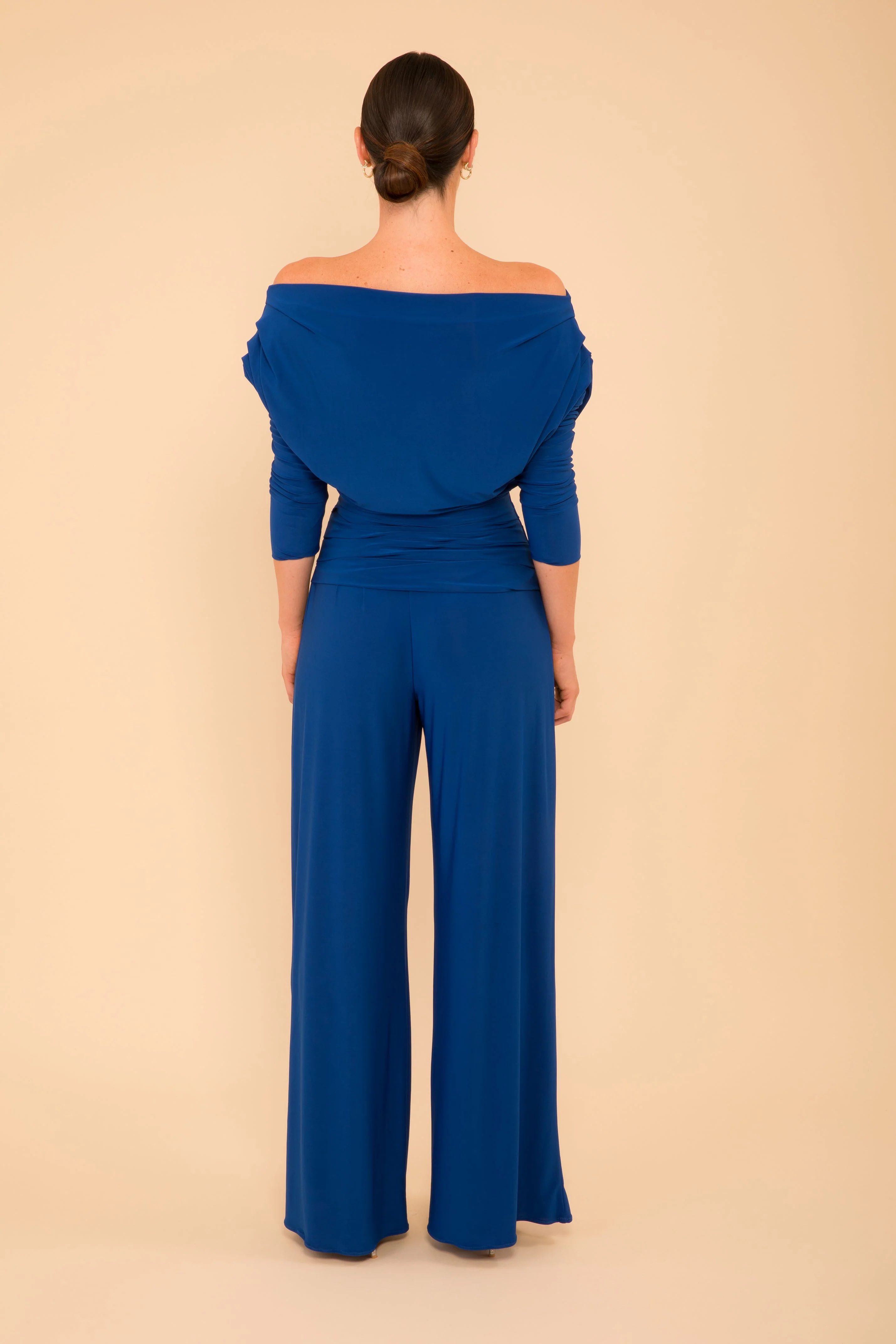 Atom Label Cobalt Ss26 Carbon Jumpsuit With Sleeve - Image 5