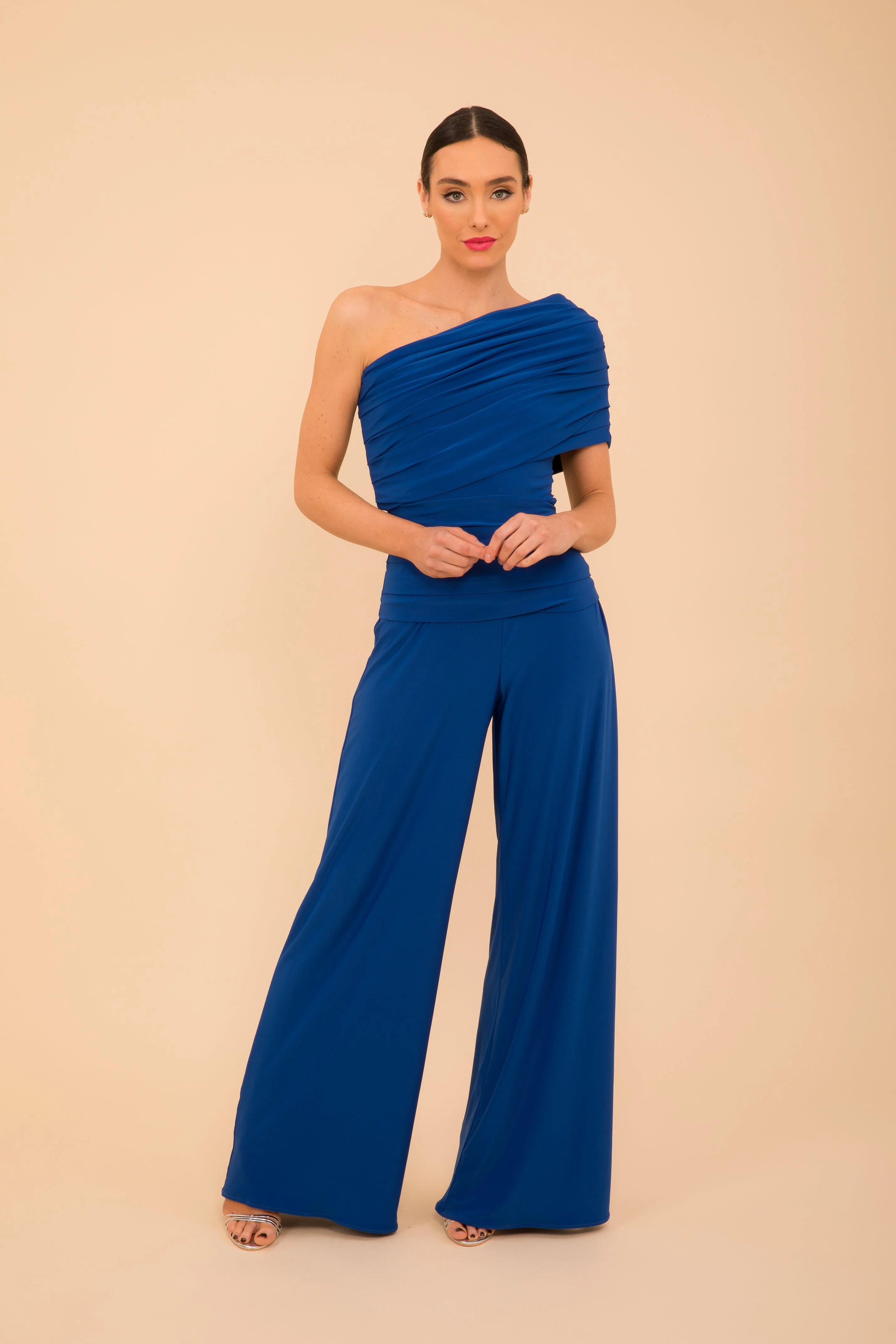 Atom Label Cobalt Ss26 Rhodium Jumpsuit - Image 2