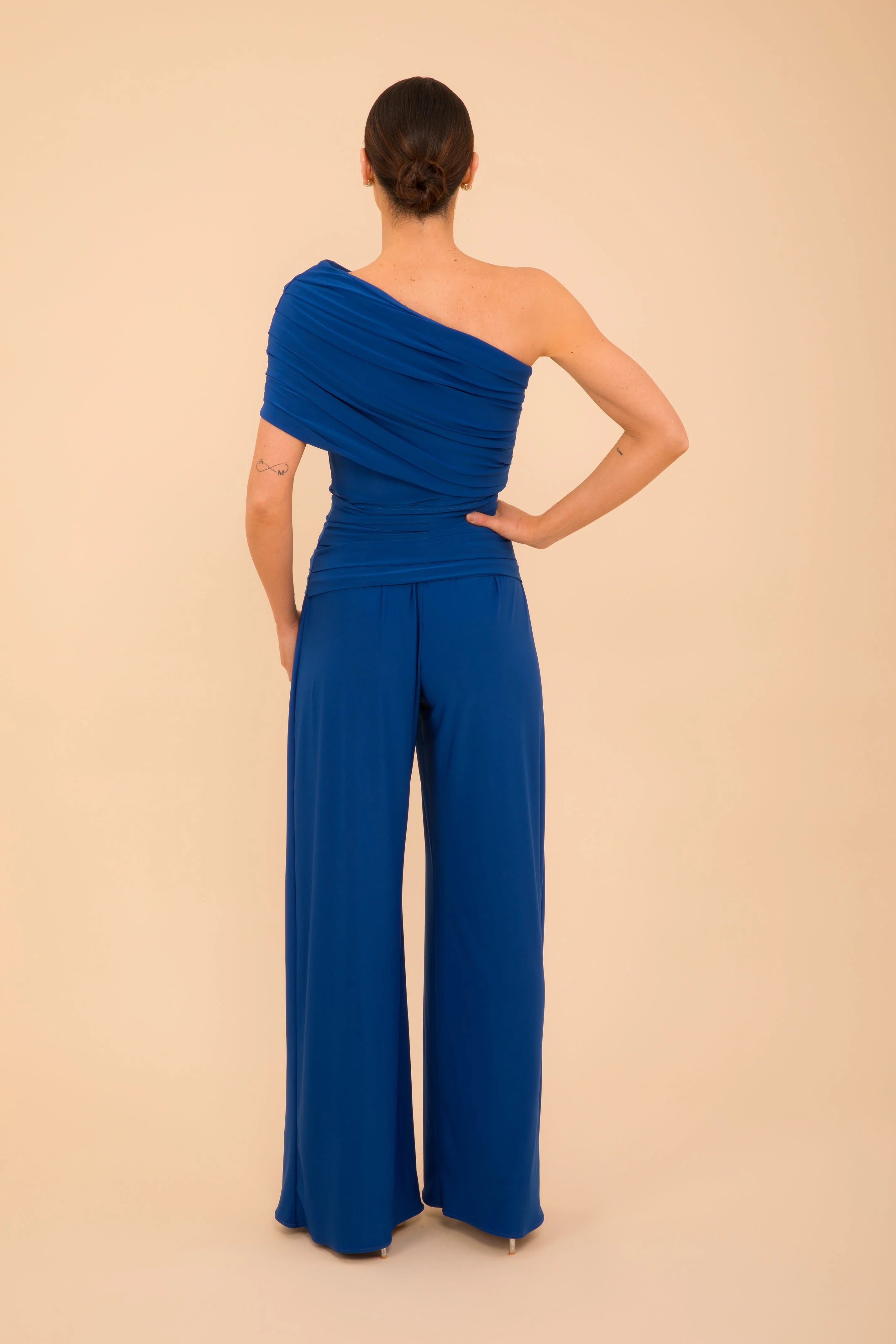 Atom Label Cobalt Ss26 Rhodium Jumpsuit - Image 4