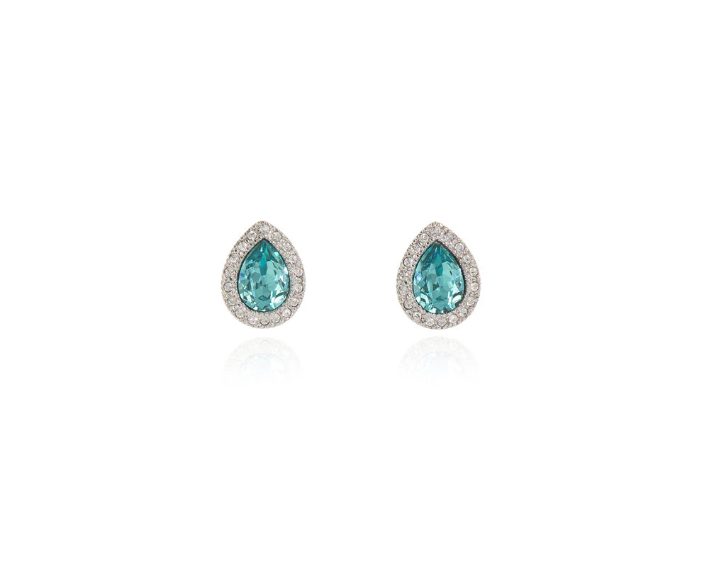 Cachet London Talma Silver Light Turquoise Earrings - Image 6