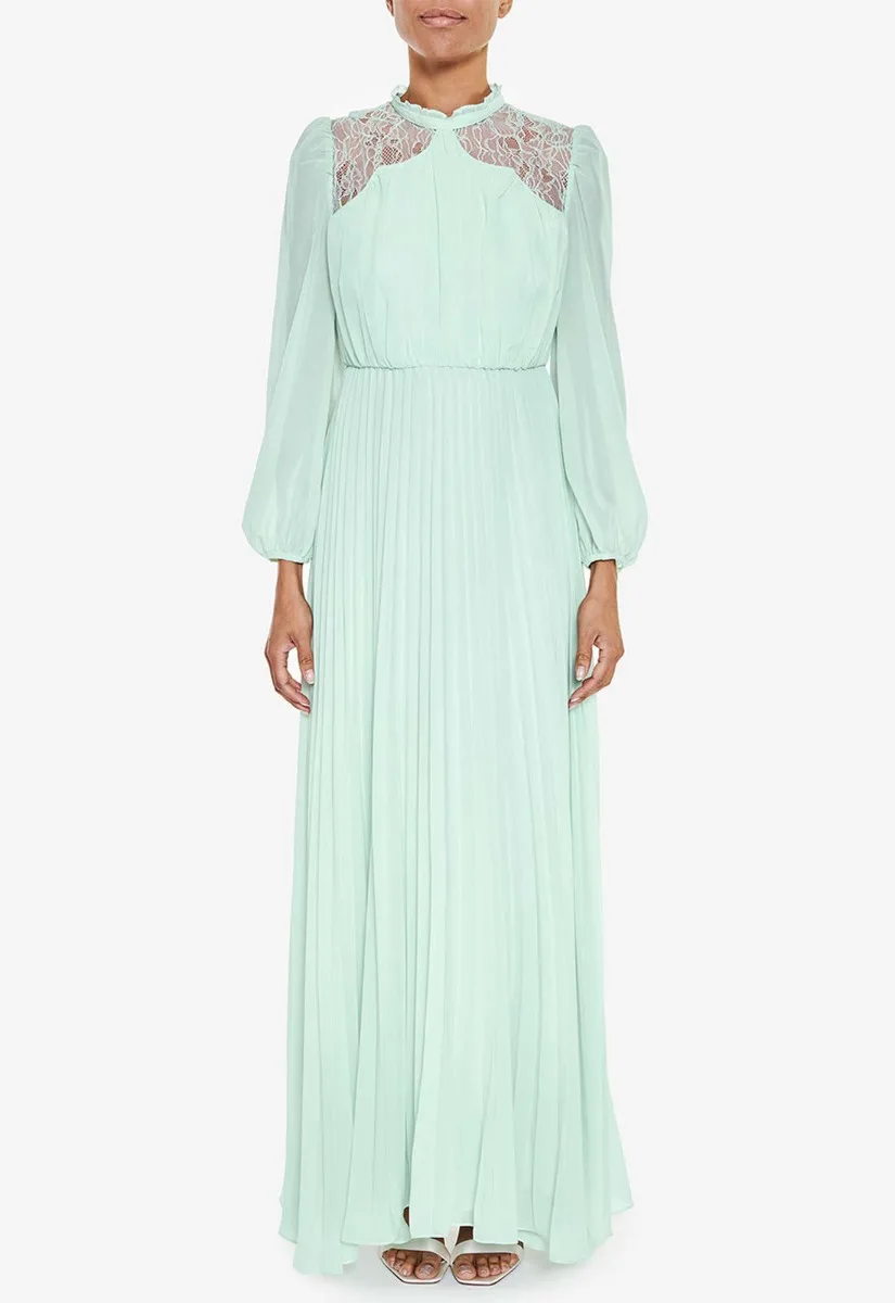 True Decadence Blue Long Sleeve Lace Dress - Image 4