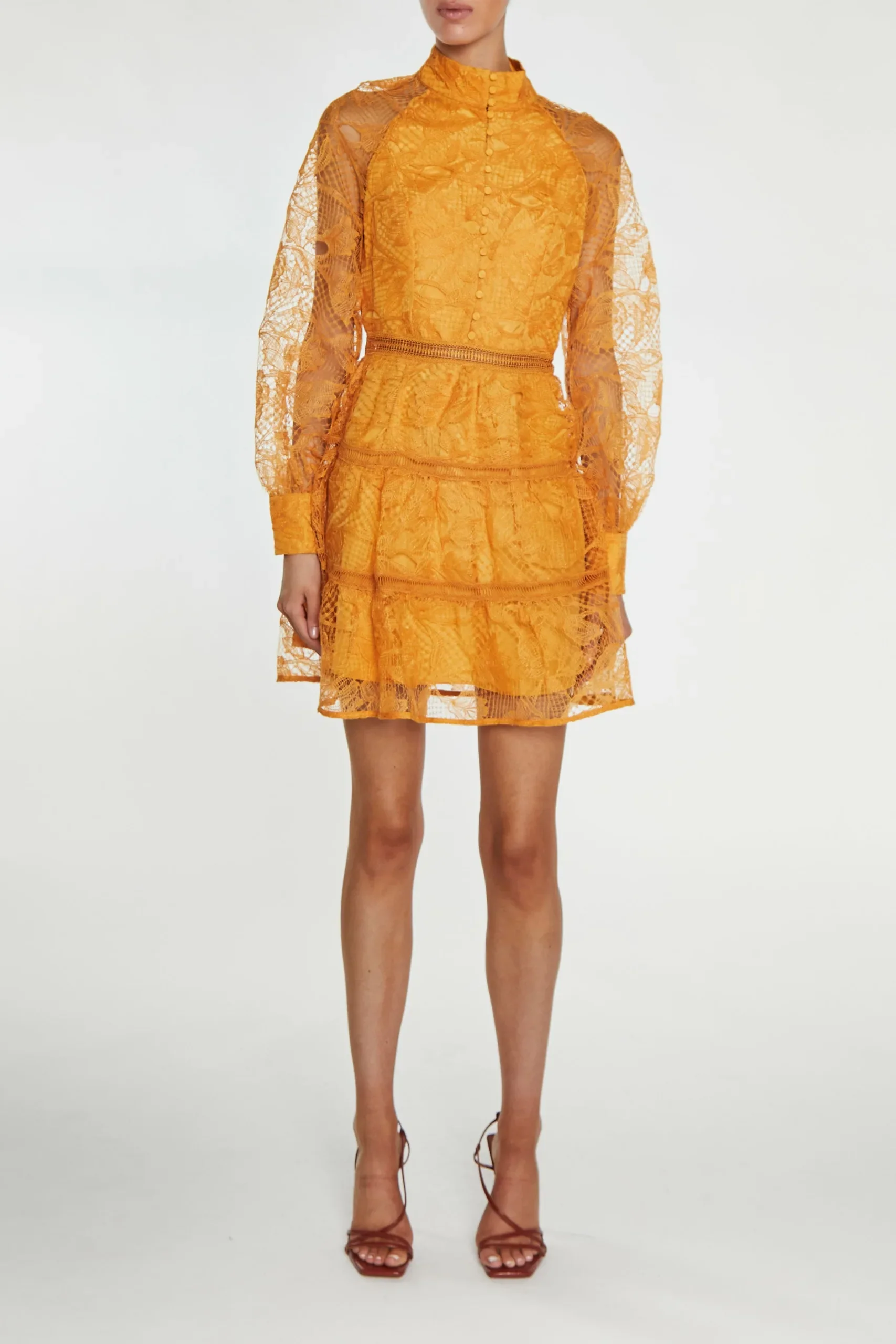 True Decadence Butterscotch Flora Dress