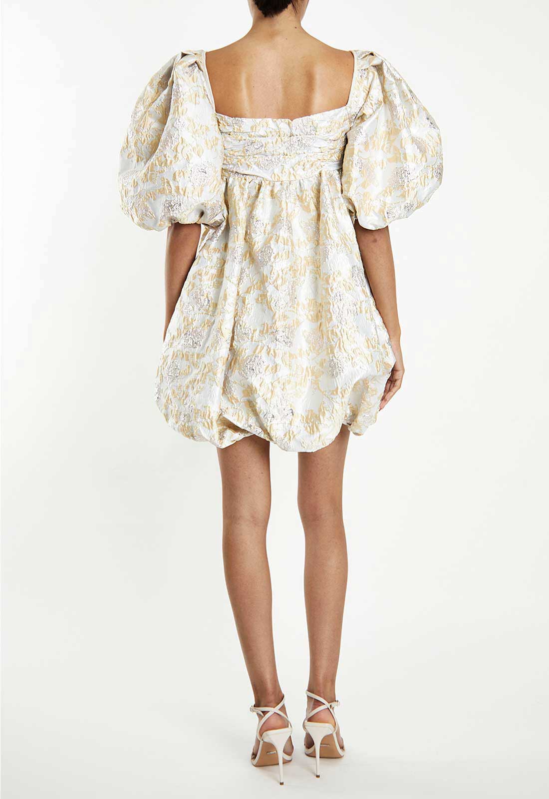 True Decadence Cream 80s  Mini Dress - Image 2