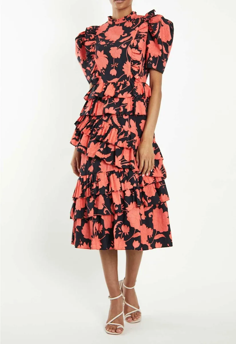 True Decadence Floral Print Dress - Image 4