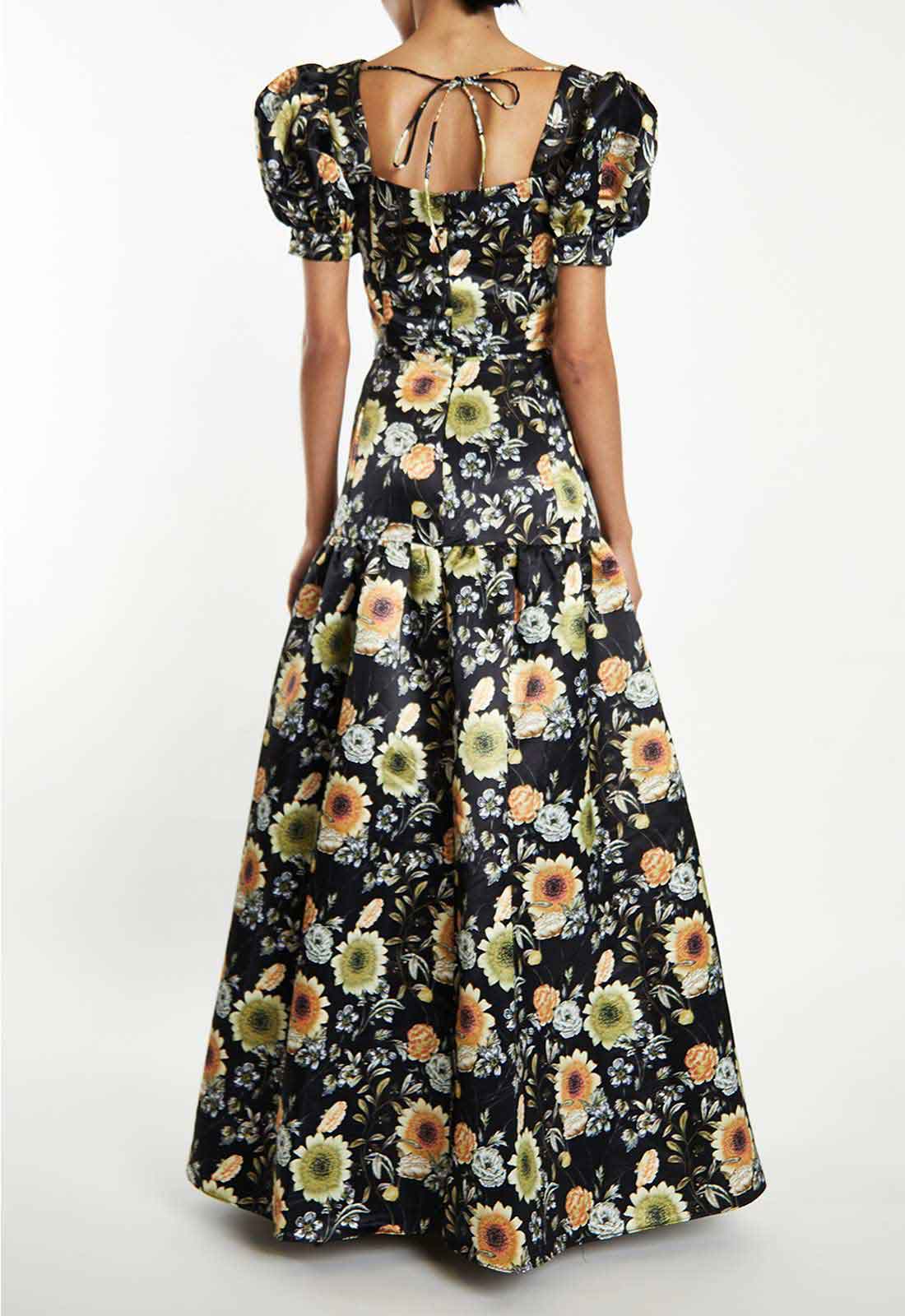 True Decadence Mustard Print Long Skirt - Image 2