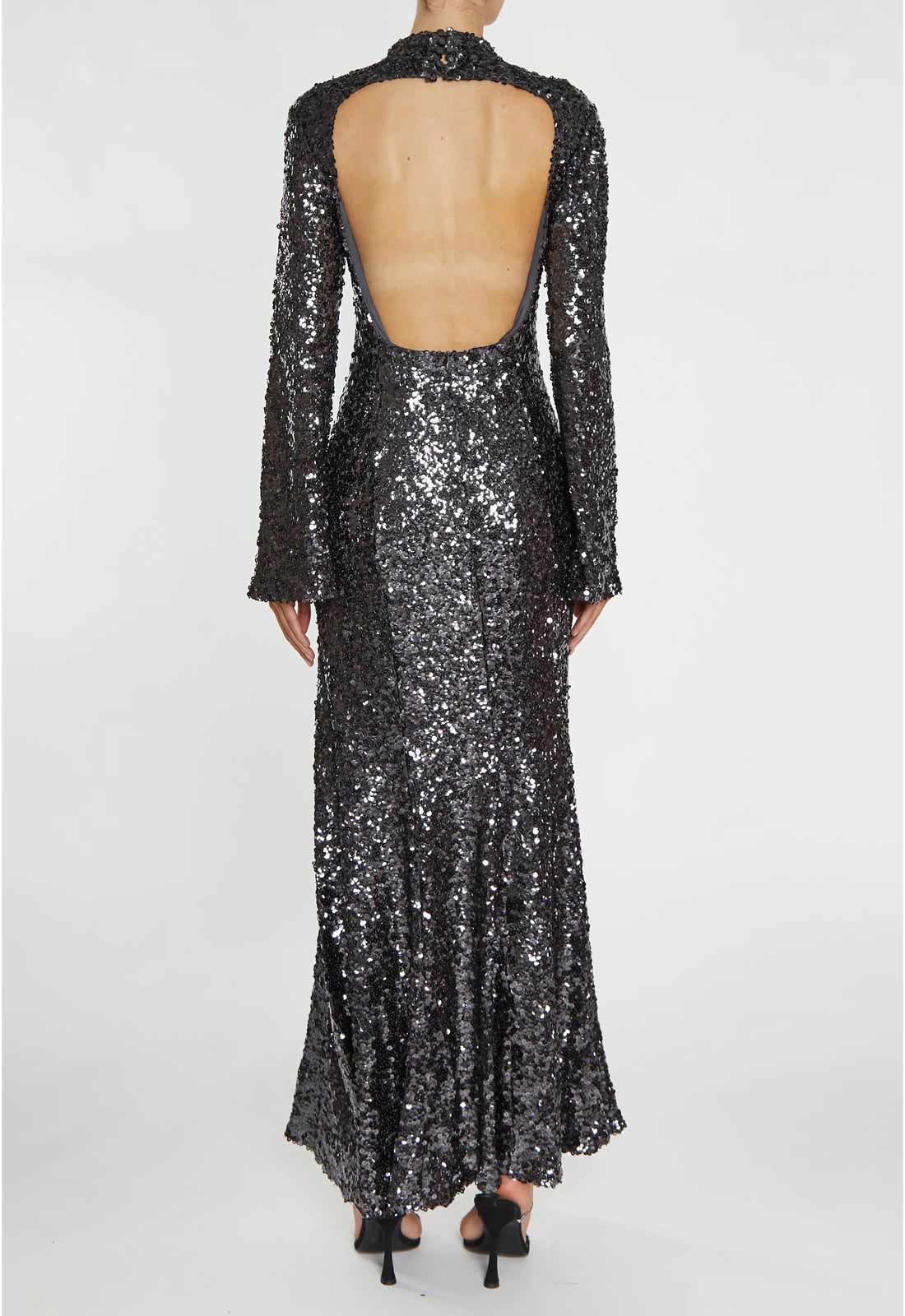 True Decadence Pewter Vanessa Gown - Image 2