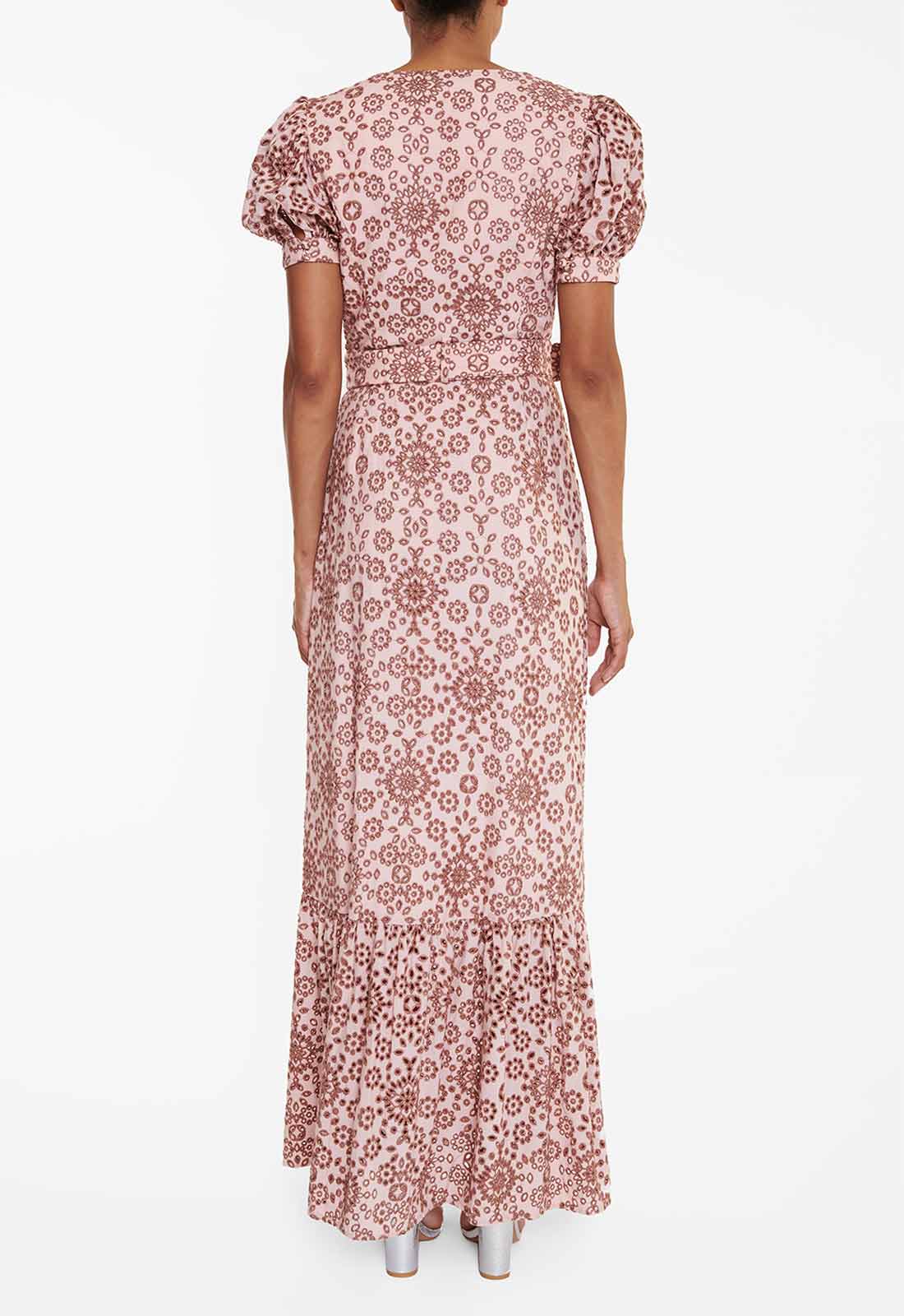 True Decadence Tan Broderie Anglaise Maxi Dress - Image 2
