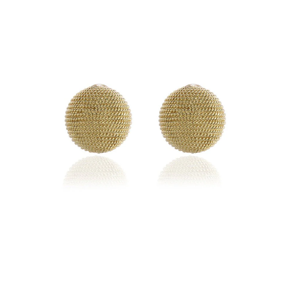 Cachet London Tyra Gold Clip On Earrings