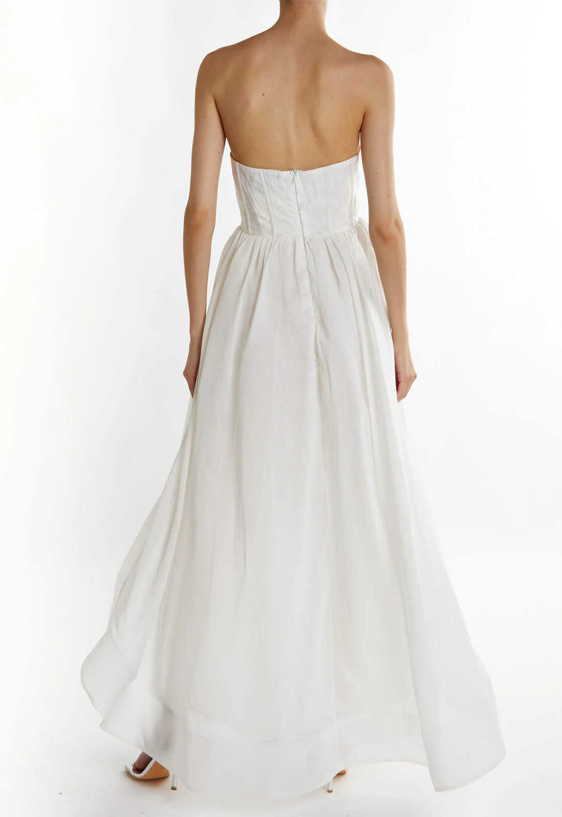 True Decadence White Oaklynn Bandeau Maxi Dress - Image 2